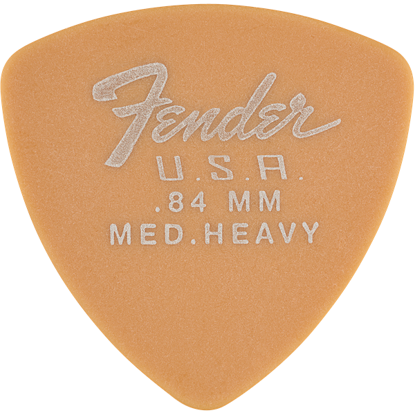 Fender Dura-Tone Delrin Pick, 346-shape, 12-Pack - Butterscotch Blonde