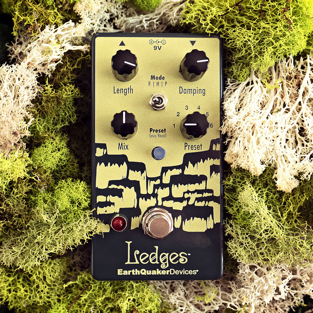 EarthQuaker Devices LEDGES Tri-Dimensional Reverberation Machine