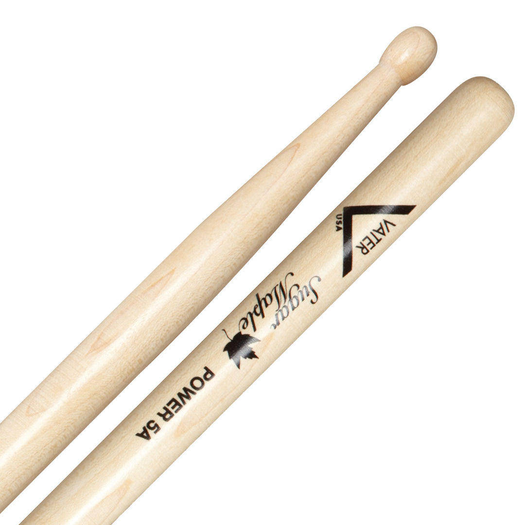 Vater VSMP5AW - Vater Sugar Maple Power 5A Wood Tip Drumsticks