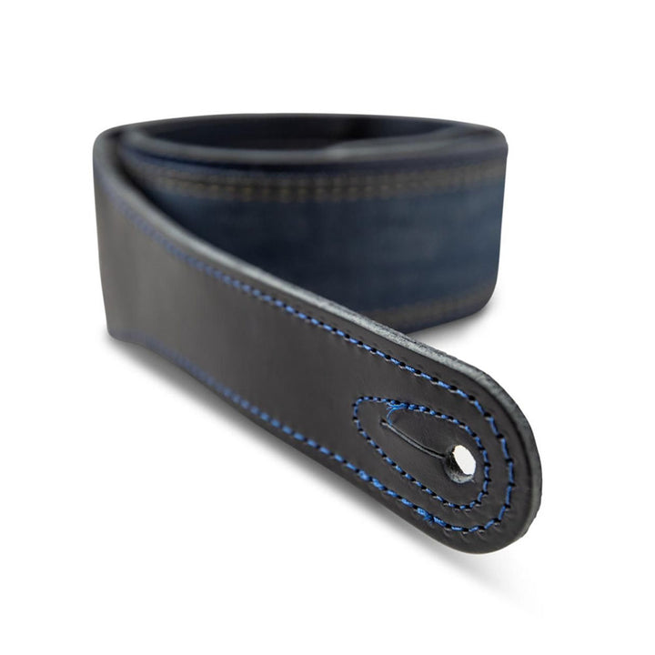 Taylor Blue Denim 2.5" Guitar Strap - Navy Edge