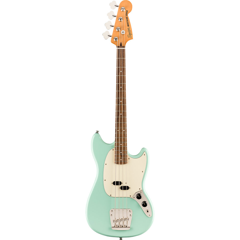 Squier Classic Vibe '60s Mustang Bass Laurel Fingerboard Electric Bass Guitar - Surf Green