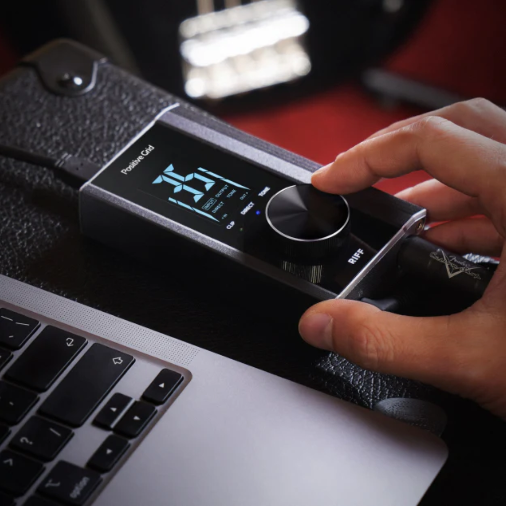 Positive Grid RIFF Guitar Audio Interface - Black