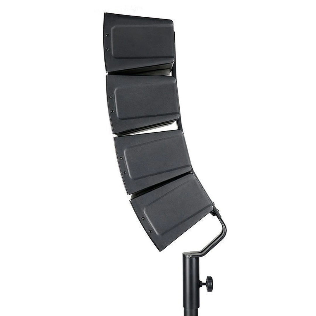 Gemini LRX-448 Line Array PA Speaker System - 4x 4.5” Quad Array Speakers & 12” Subwoofer w/ Stands