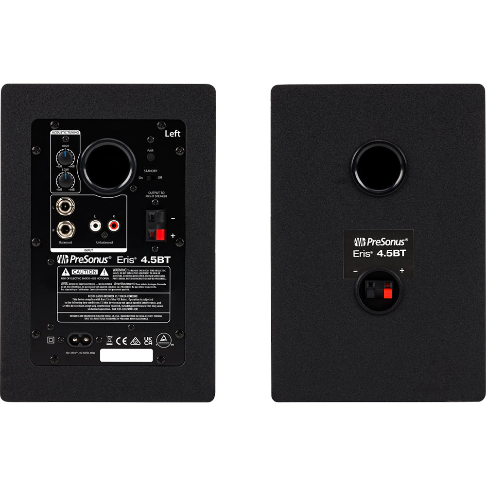 PreSonus Eris 4.5-inch Media Reference Monitors with Bluetooth® connectivity