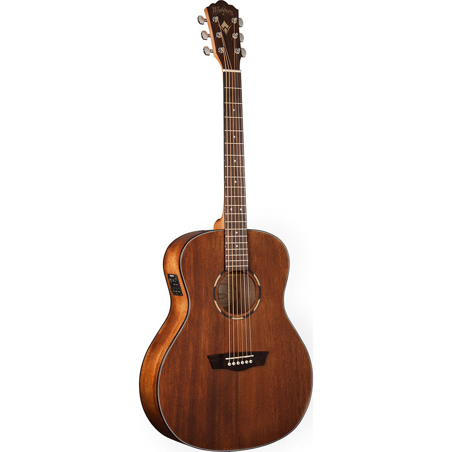Washburn WLO12SE-O Woodline Orchestra 12 String w/Pickup,Solid Mahogany, Mahogany Back & Sides