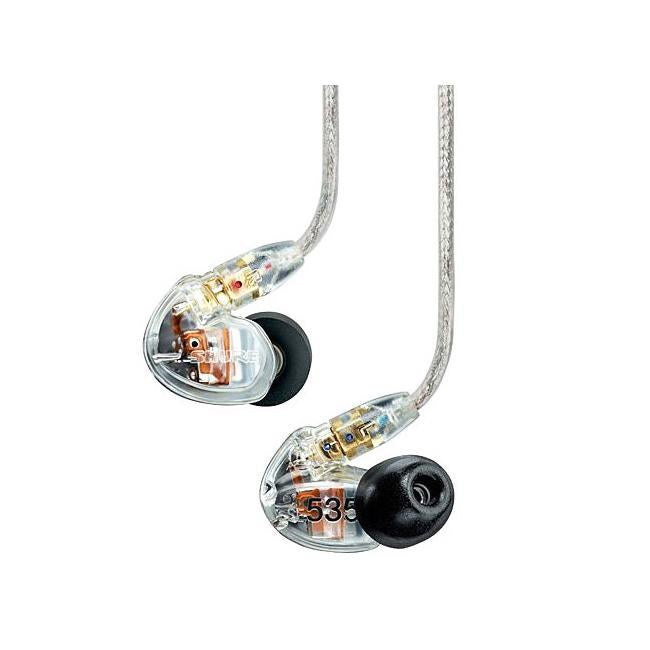 Shure SE535 Sound Isolating In-Ear Stereo Headphones Clear