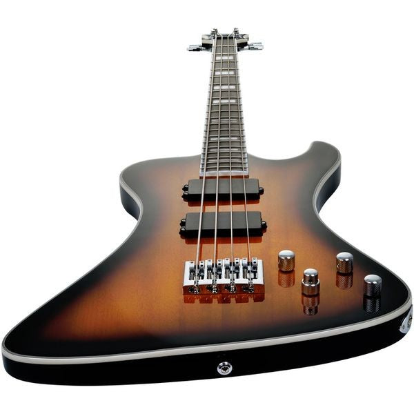 Hagstrom Nekr4-tsb Nekromant Electric Bass - Tobacco Sunburst