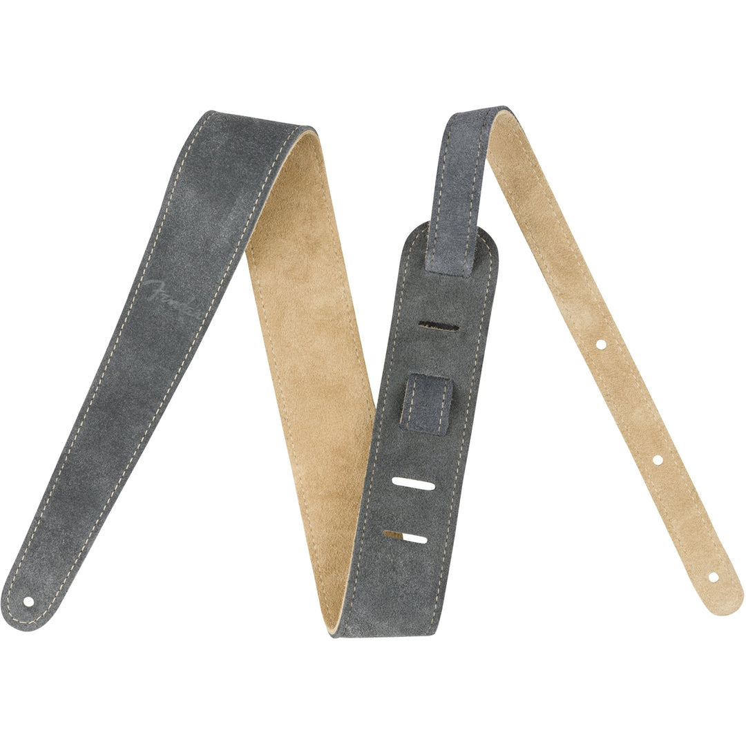 Fender Reversible Suede 2” Guitar Strap - Gray / Tan