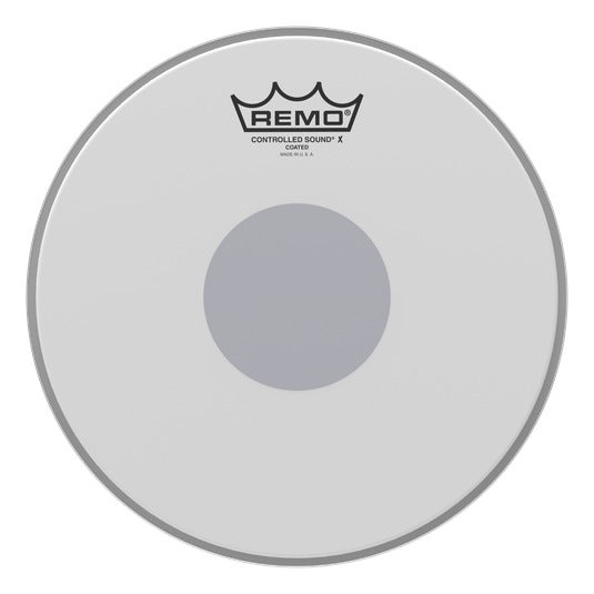 Remo CX-0114-10 - CONTROLLED SOUND X 14''Batter, Coated Black Dot On Bottom