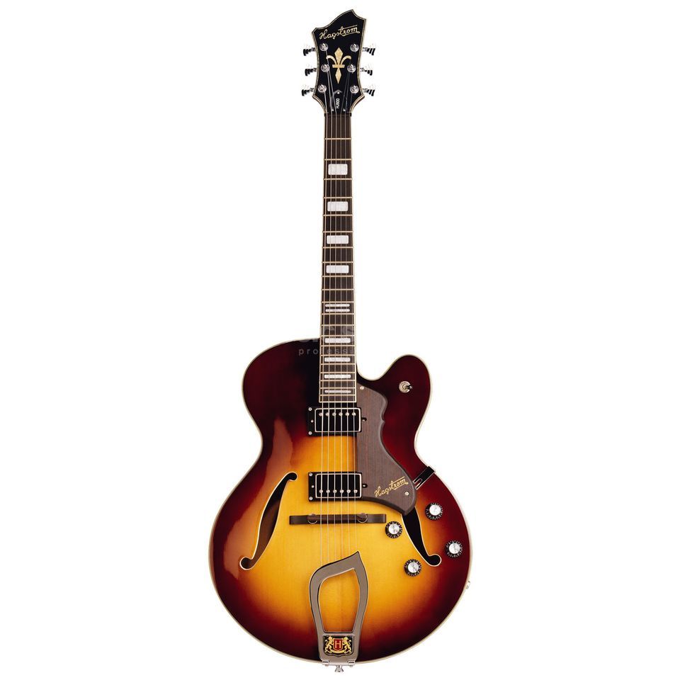 Hagstrom Hj800-vsb Jazz Electric Guitar - Vintage Sunburst
