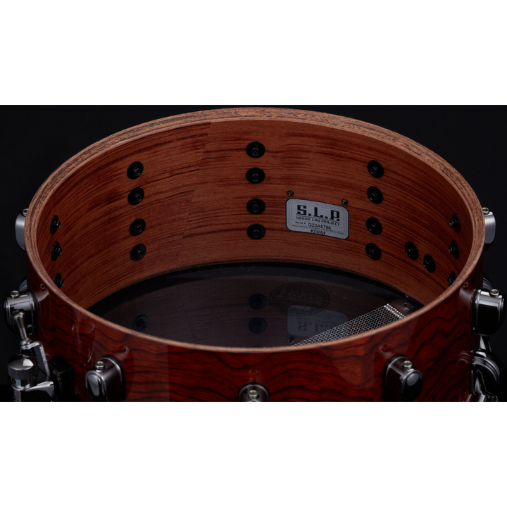 TAMA LGB146NQBS.L.P. G- Tama Bubinga 14"x6" Snare Drum - Natural Quilted Bubinga