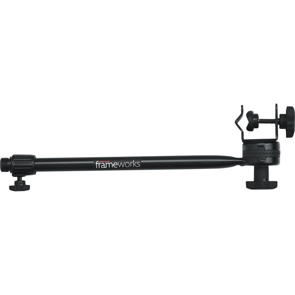 Gator Frameworks Adjustable Angle 16” Clamp-On Mini Boom