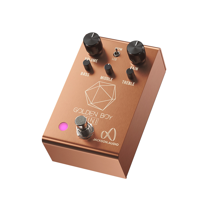 Jackson Audio GOLDEN BOY MINI Overdrive Pedal - Rose Gold