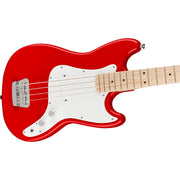 Squier Bronco Bass, Maple Fingerboard, White Pickguard, Torino Red