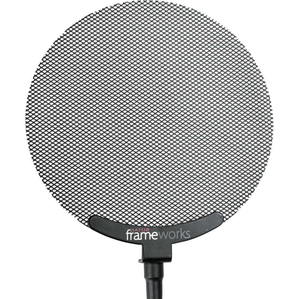 Gator Frameworks Metal Screen Pop Filter with 12.4” Flexible Gooseneck