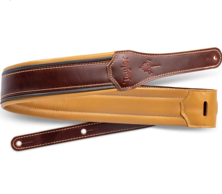 Taylor Ascension Strap,Cordovan Leather,2.5" Cordovan,Black,Butterscotch