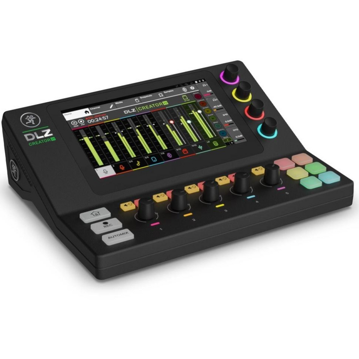 Mackie DLZ Creator XS Compact Adaptive Digital Mixer for Podcasting and Streaming, feat. Mix Agent™ Technology