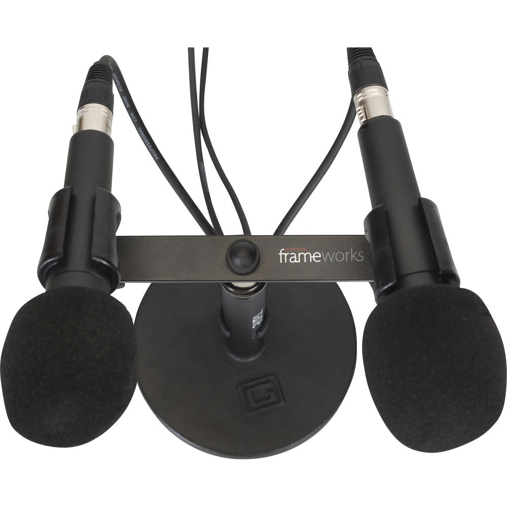 Gator Frameworks Mic Mount Bar for 1-2 Microphones
