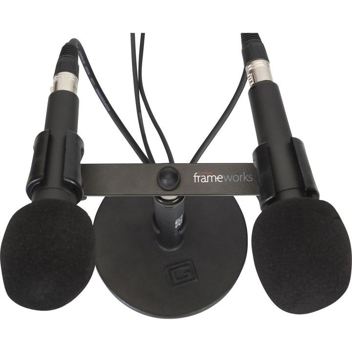 Gator Frameworks Mic Mount Bar for 1-2 Microphones