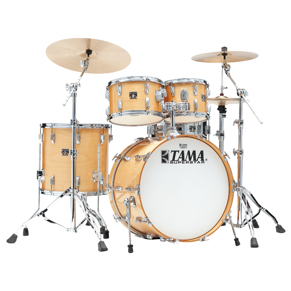 TAMA SU42RSSPM 50th Limited Superstar Reissue 4-piece shell pack with 22" bass drum - Super Maple