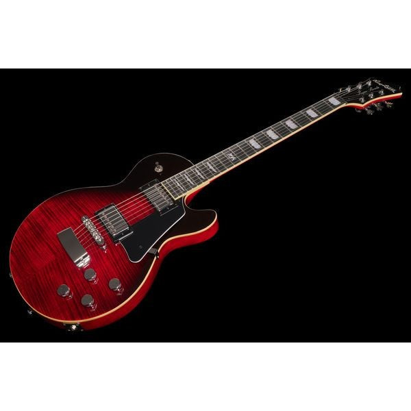 Hagstrom Suswemk3-cfl Super Swede Mk-iii Electric Guitar - Crimson Flame