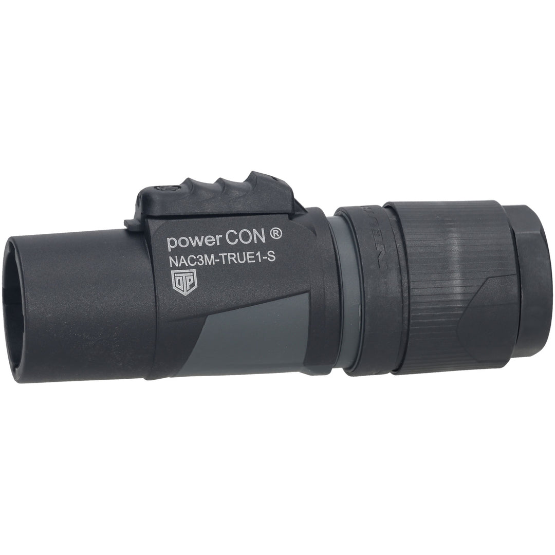 Neutrik Nac3m-true1-s Locking Male Powercon True1 Cable Connectors