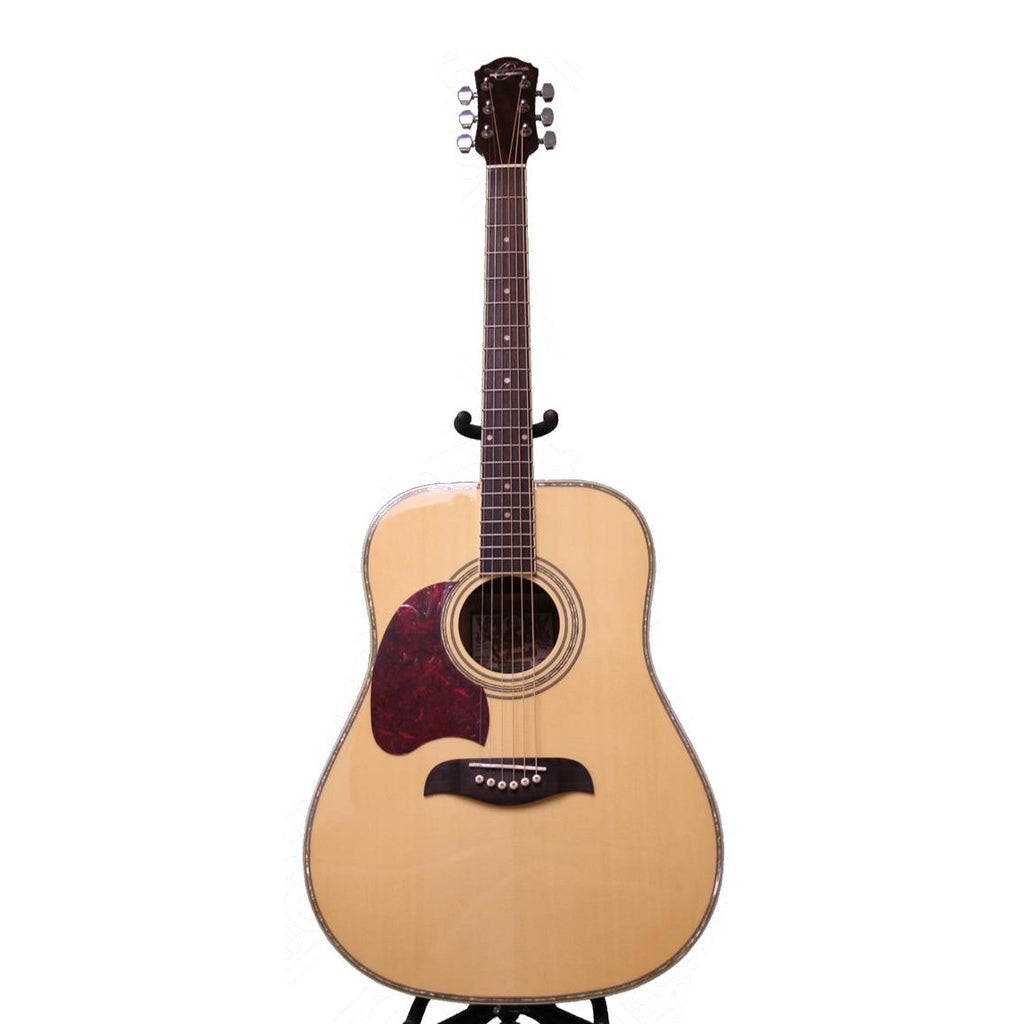 Oscar Schmidt OG2NLH-A Acoustic Guitar Lefty Dreadnought Lefty Natural