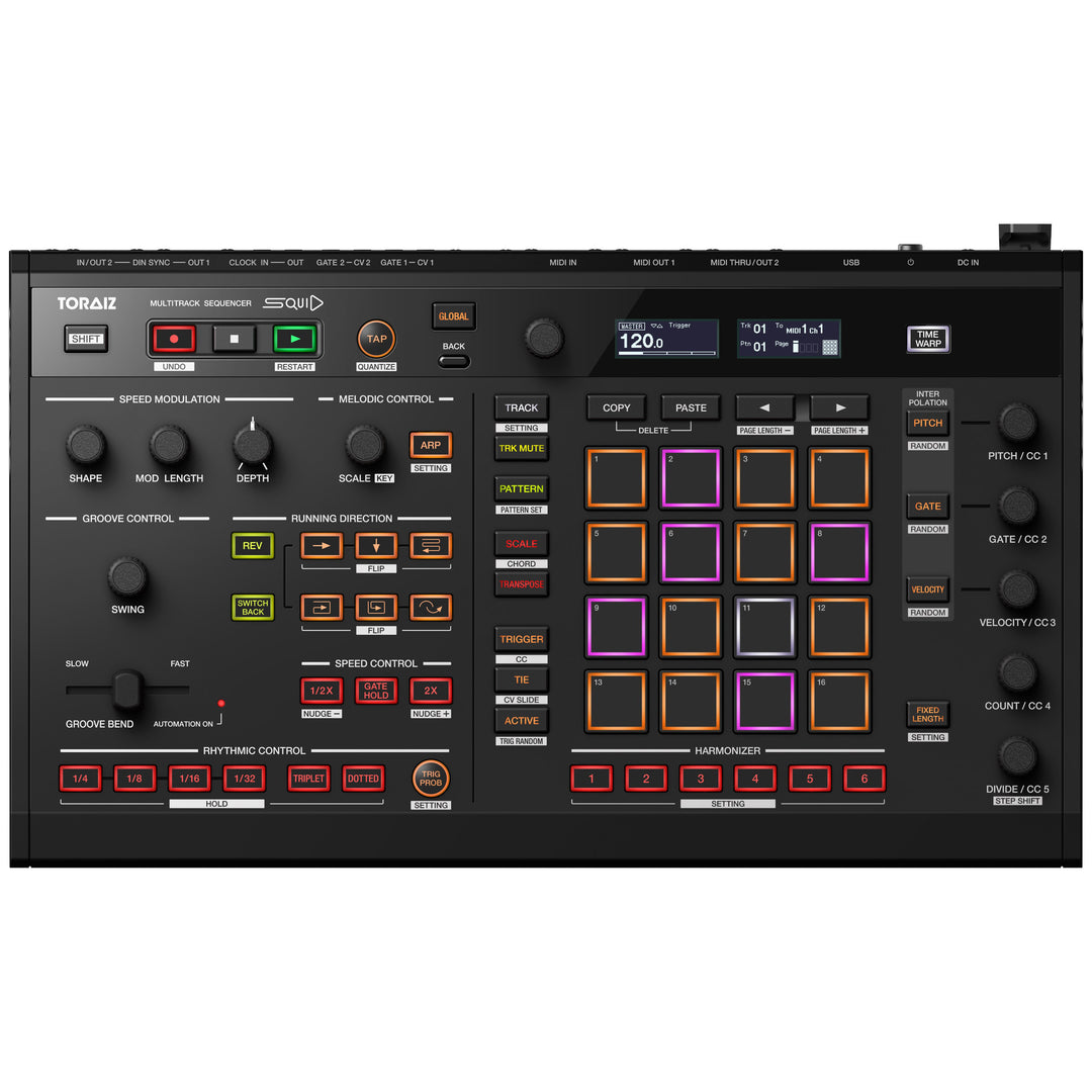 Pioneer DJ TORAIZ SQUID Multitrack Sequencer for Music Production