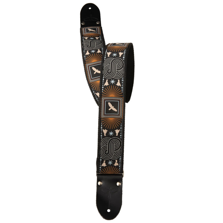 PRS Deluxe Retro Strap, Beige Birds, Custom Jacquard