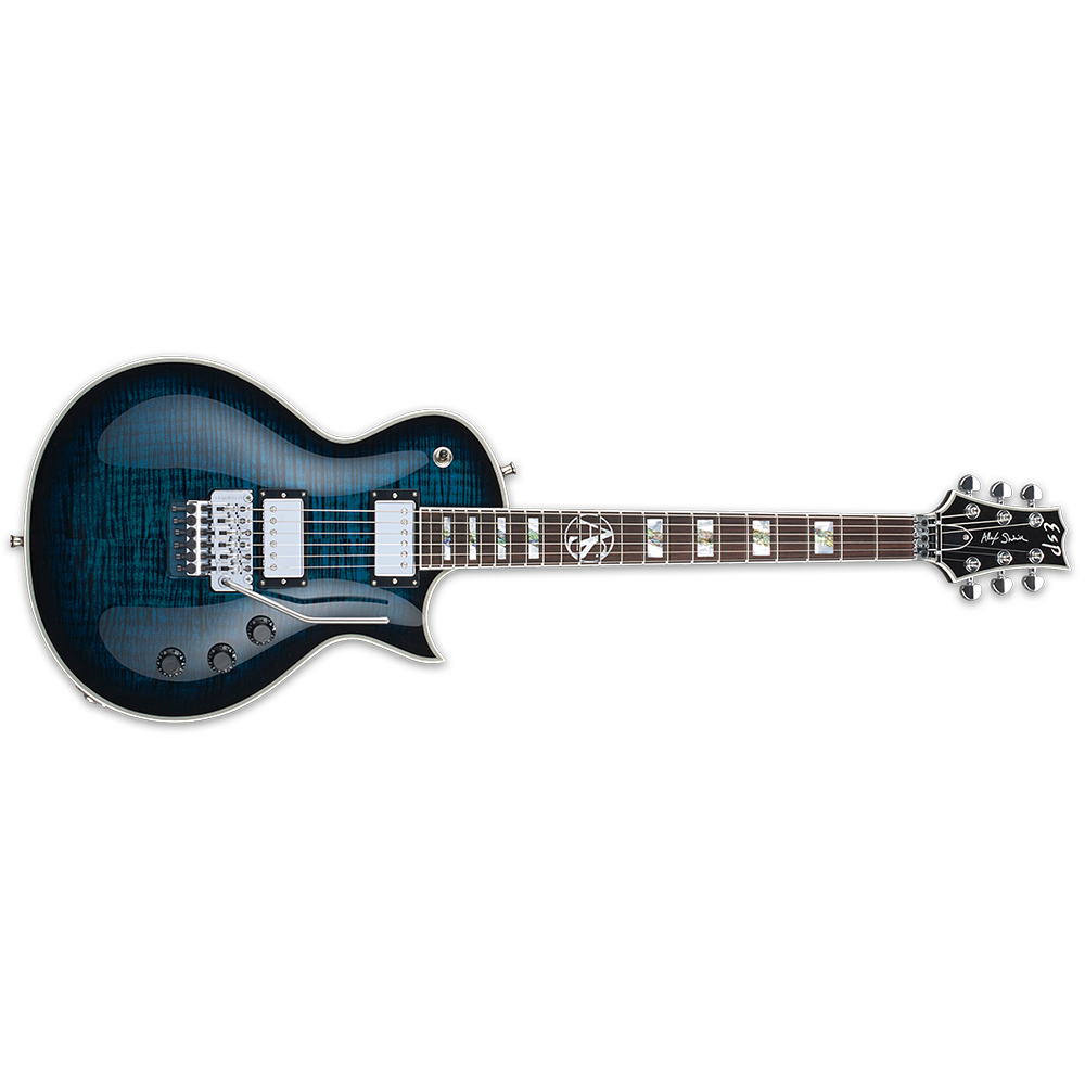 ESP ALEX SKOLNICK Electric Guitar (Black Aqua Sunburst)