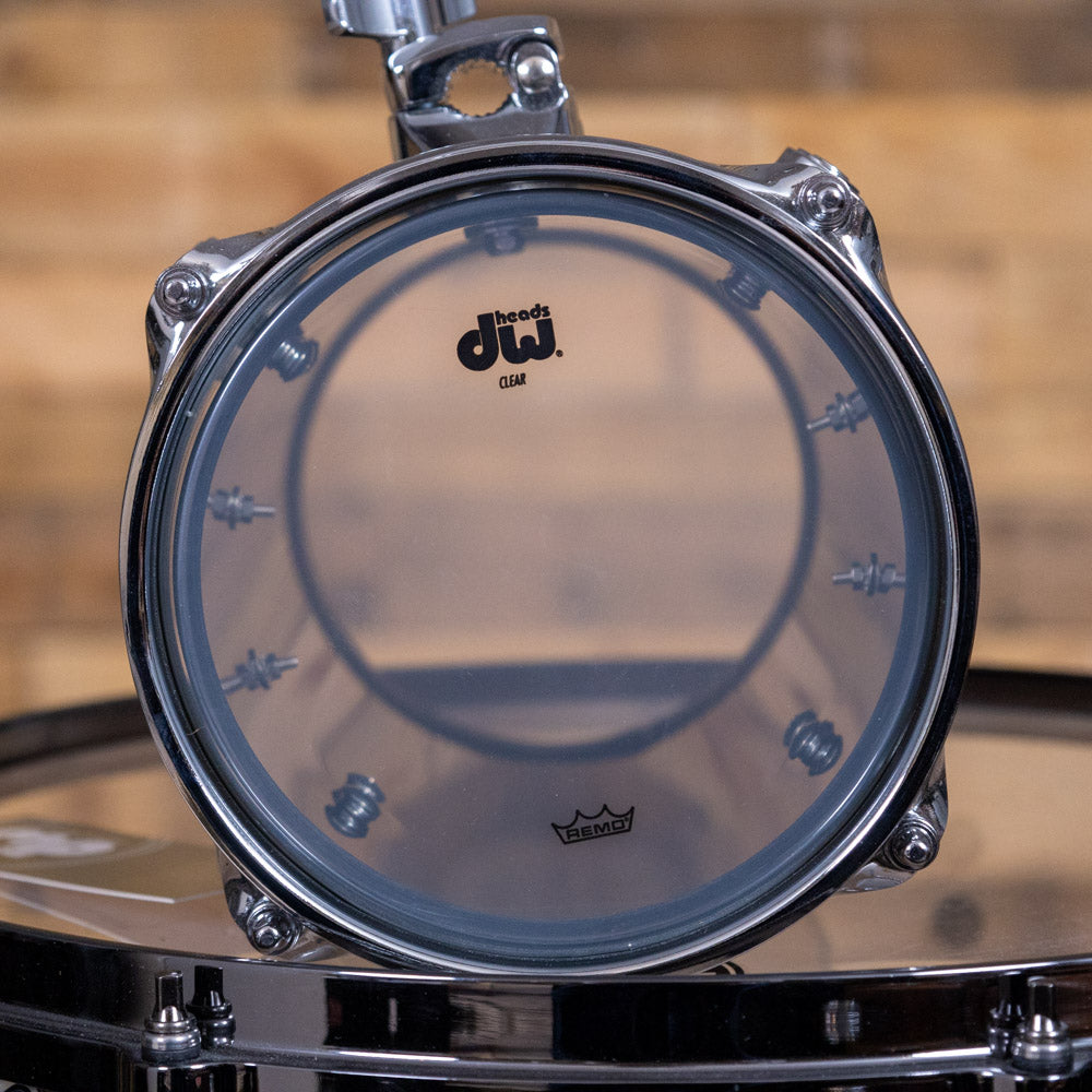 DW Design Series Rata Tom 10x6 Acrylic - Satin Black Acrylic