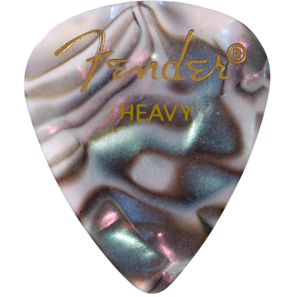 Fender 351 Shape Premium Picks -12 Count Pack - Abalone