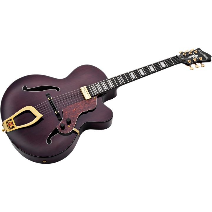 Hagstrom Hl550-nmg Jazz Electric Guitar - Nat Mahogany Gloss