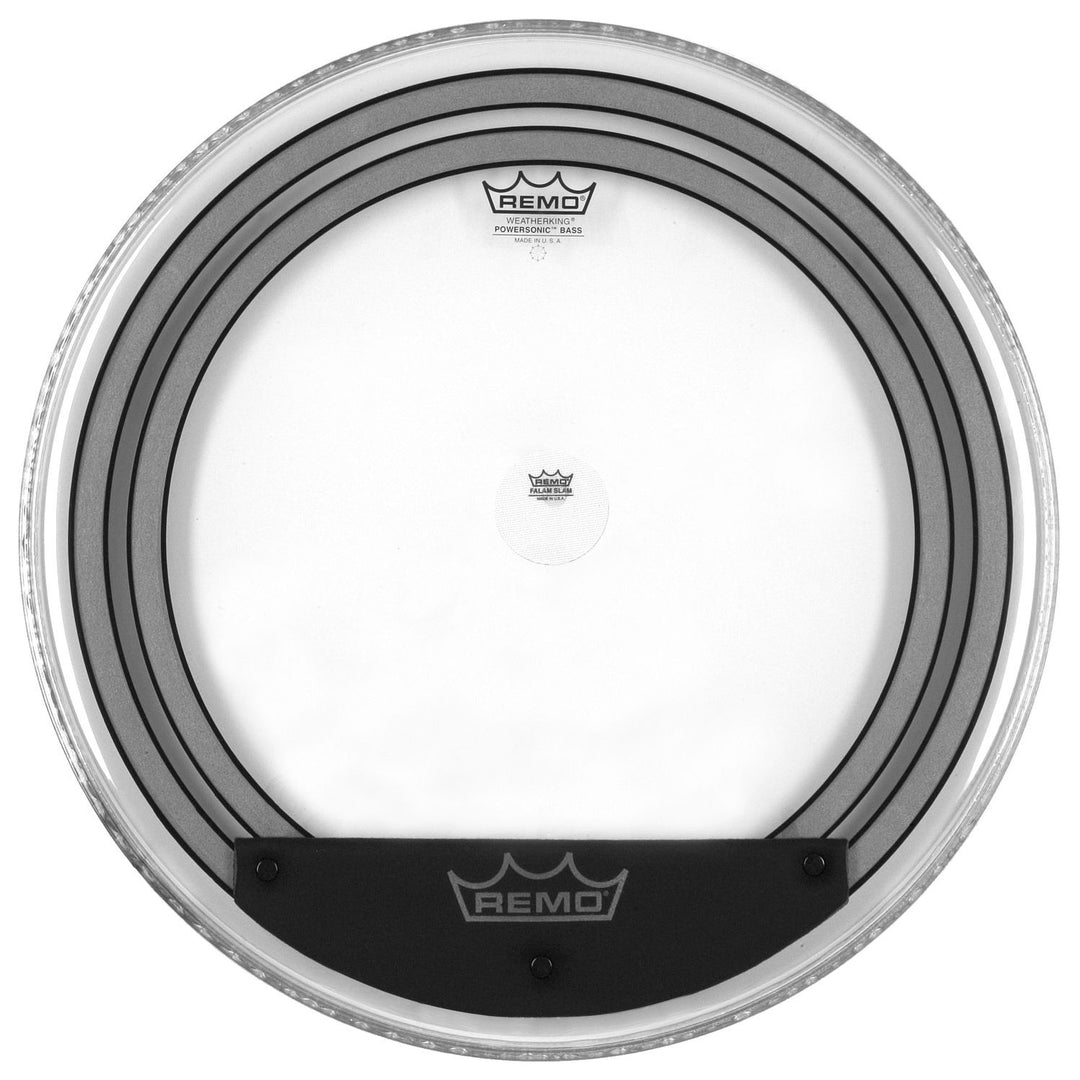 Remo PW-1322-00 - 22'' Bass, Powersonic, Clear