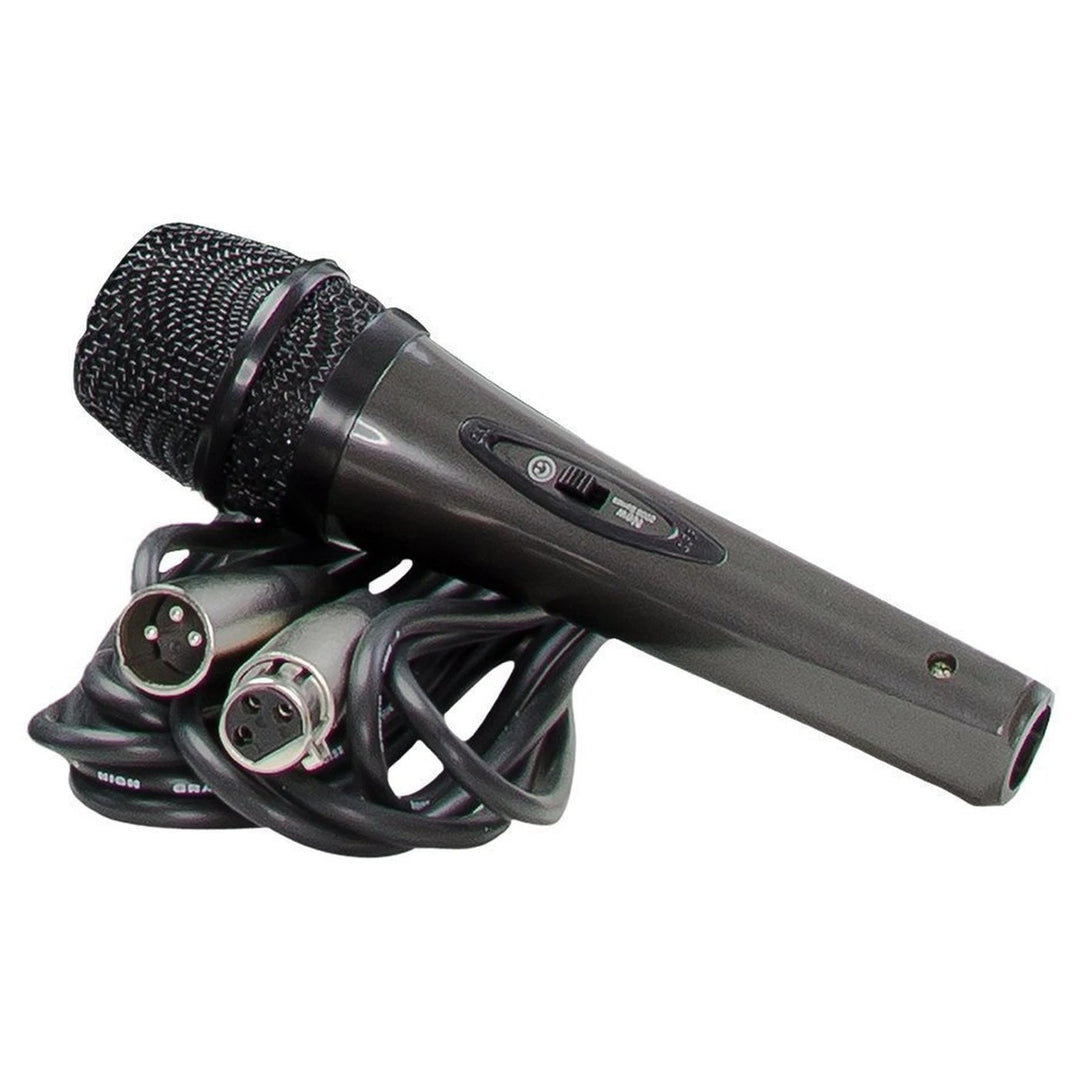 Gemini PA-SYS15 Live Sound PA System - 2x 15” Speakers w/ Media Player, Speaker Stands & Microphone