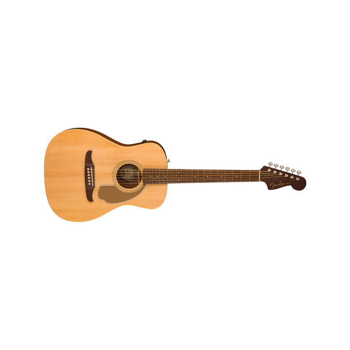 Fender California Series Malibu Player Walnut Fingerboard  Gold Pickguard - Natural