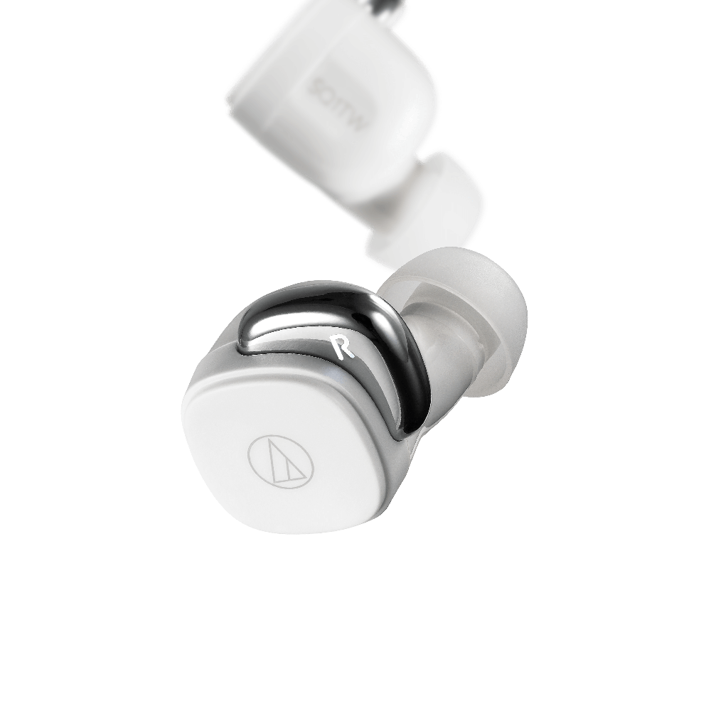 Audio-Technica ATH-SQ1TW Wireless Earbuds - White