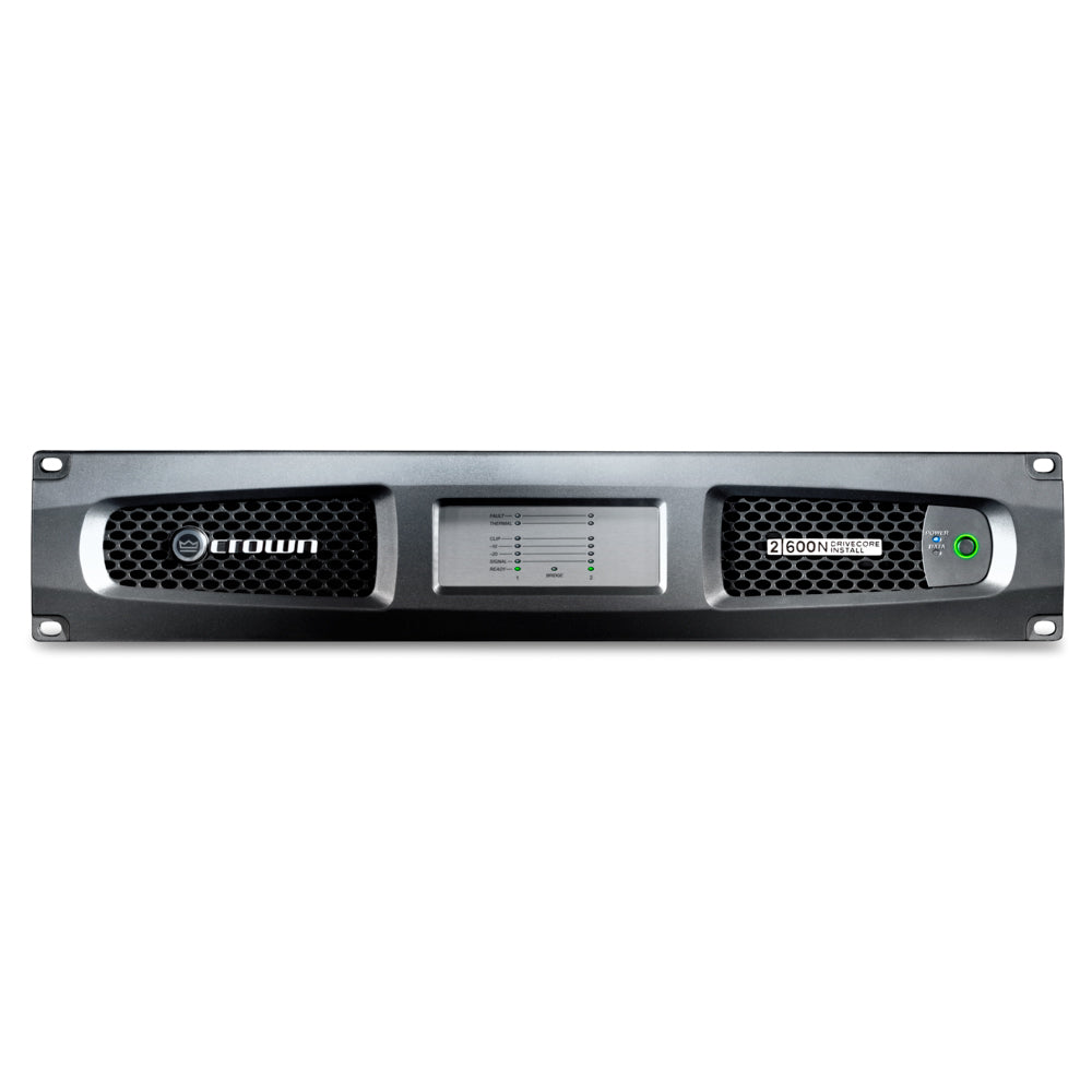 Crown DCi 2|600N Two-channel, 600W @ 2/4/8 ohms Power Amplifier with BLU link, 70V/100V