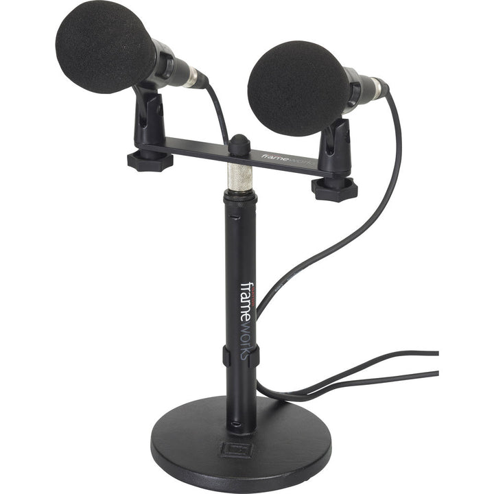 Gator Frameworks Mic Mount Bar for 1-2 Microphones