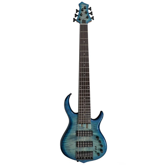 Sire Marcus Miller M7 6-String Electric Bass Guitar (Transparent Blue Satin)