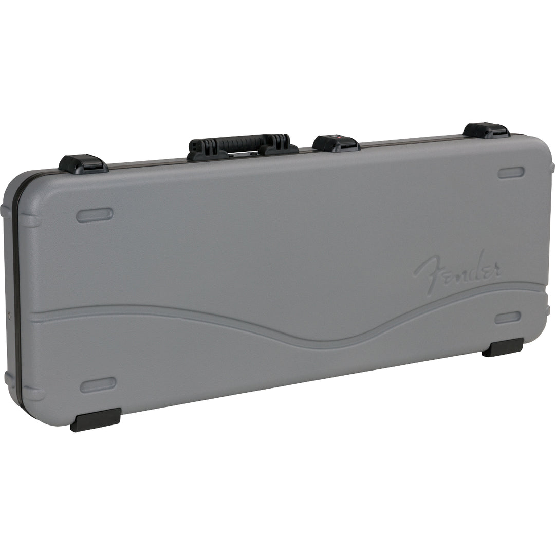 Fender Deluxe Molded Strat/Tele Guitar Case - Silver / Blue