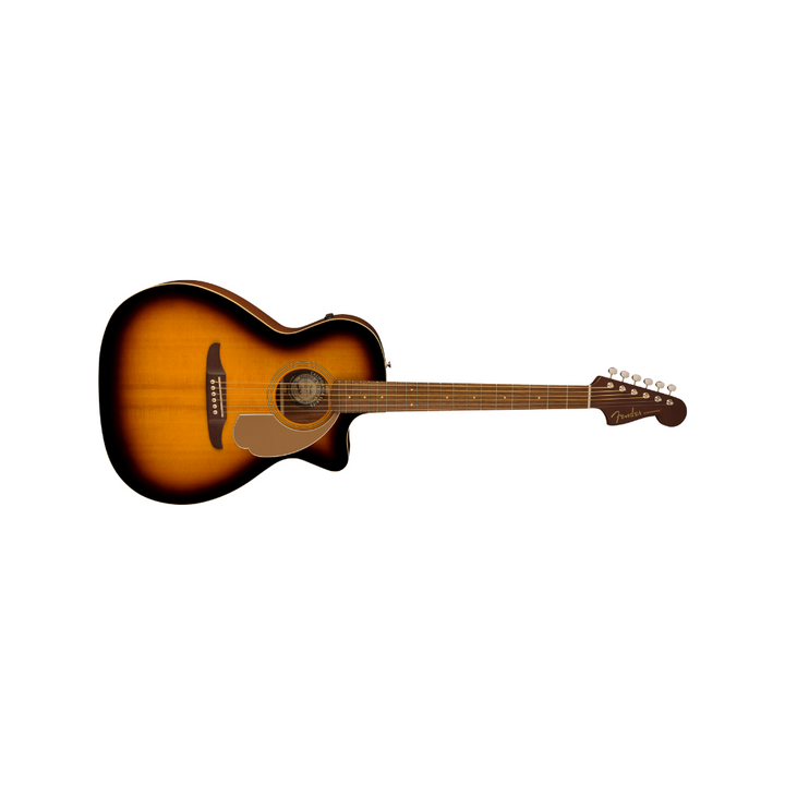 Fender California Series Newporter Player Walnut Fingerboard  Gold Pickguard - Sunburst