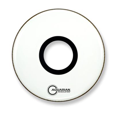 Aquarian PTCC22W - 22'' DRUMHEAD PORTED BASS WHT  22''DRUMHEAD