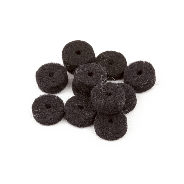 Fender Strap Button Felt Washers - Black