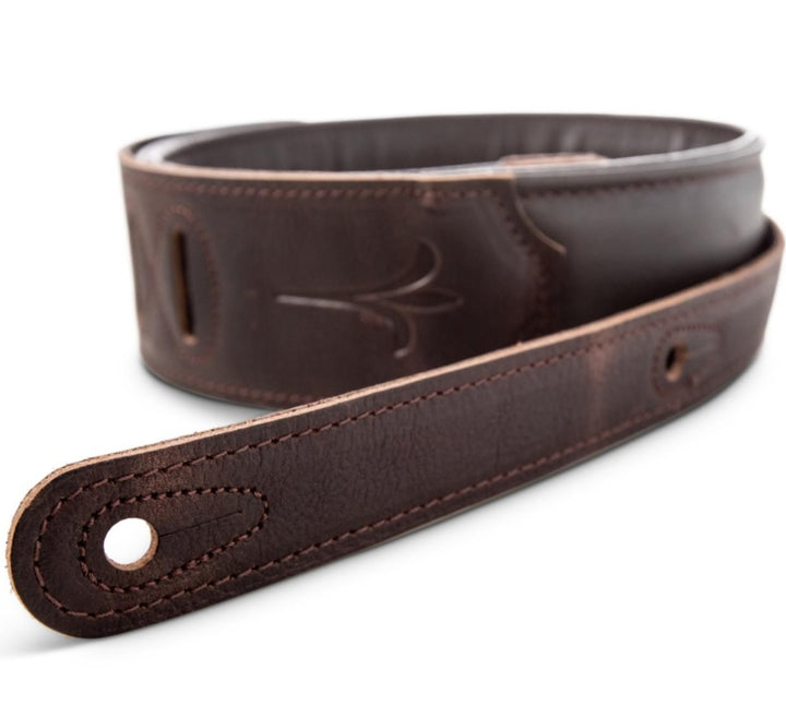 Taylor Spring Vine Strap,Choc Brn Embroided,2.5"