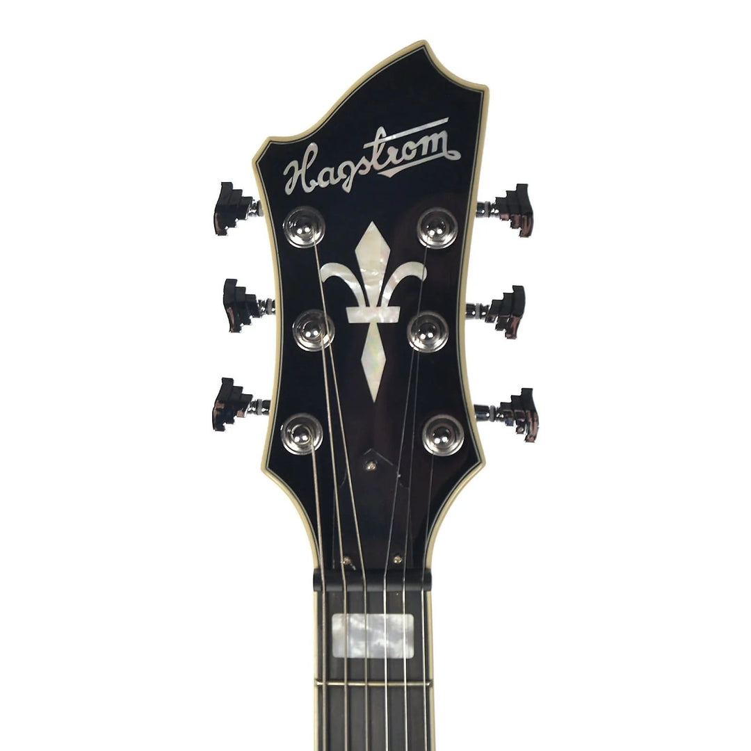 Hagstrom Pass-blk Pat Smear Electric Guitar - Black Gloss