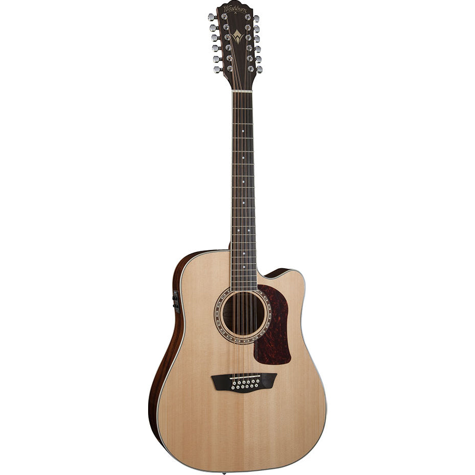 Washburn HD10SCE12-O Heritage Dreadnought 12 String w/Cutaway/Pickup,Solid Spruce Top, Mahogany Back & Sides