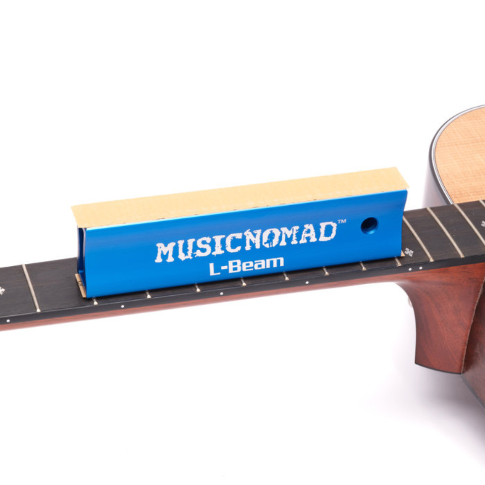 MusicNomad FRET-LEVELER-L-BEAM-7 Fret Leveling Beam (7in) for Guitars/Ukuleles/Mandolins