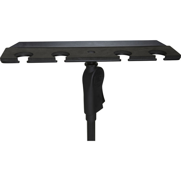 Gator Frameworks Multi Holder Stand-Mount Tray for 4 Handheld Microphones