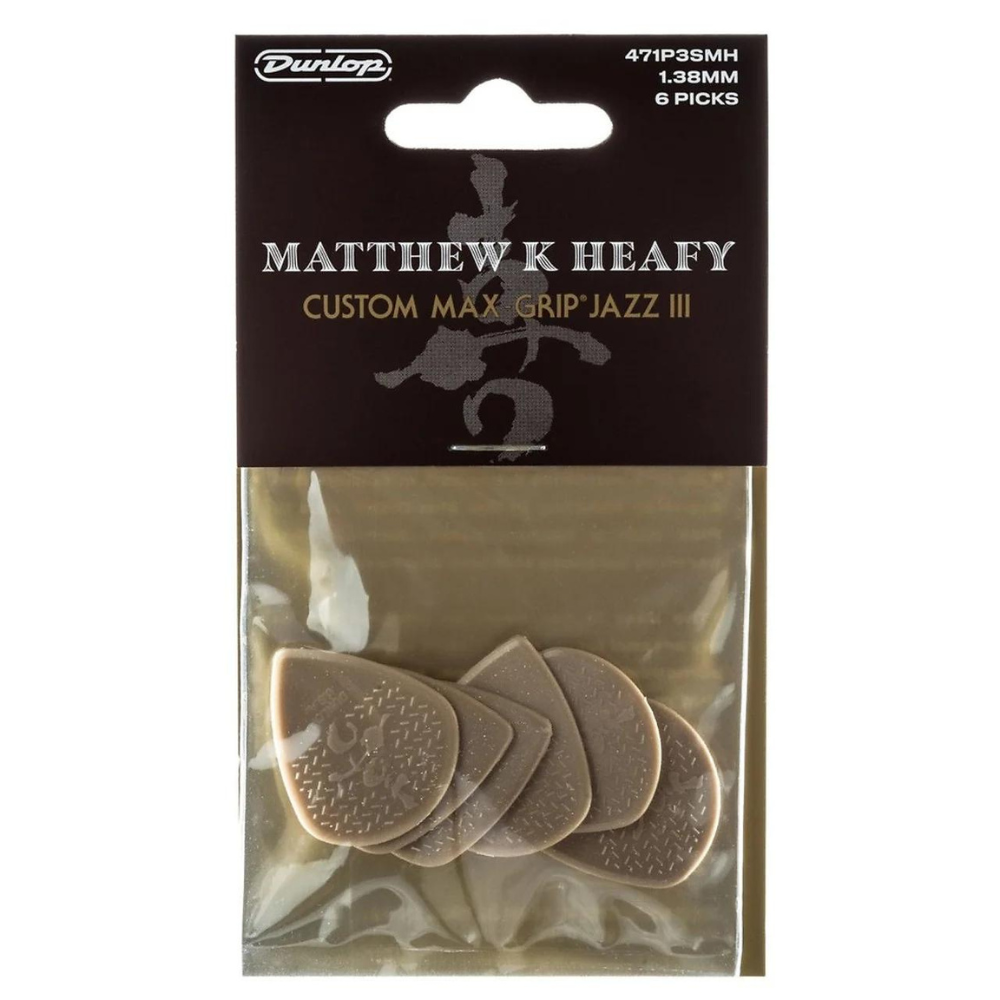 Dunlop Matt Heafy Custom Max-Grip Jazz III Pick (6-Pack)